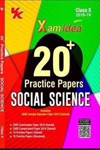 Xam Idea 20 Plus CBSE Sample Papers SST Class 10 for 2019 Exam