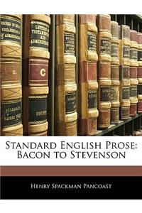 Standard English Prose