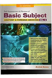 Self Assessment & Review Of BASIC Subject Anatomy & Forensic Medicine Vol -2 4ed 2017