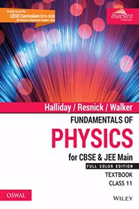 Fundamentals of Physics: CBSE Class 11 (CBSE & JEE Main) - Set of Textbook & Practice Book (Maestro)