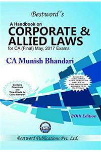 A Handbook CORPORATE & ALLIED LAWS for CA (Final May, 2017 Exam.)