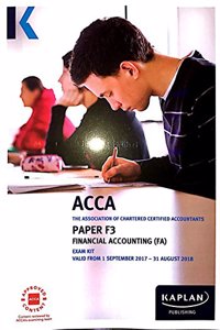 F3 Financial Accounting (INT&UK) - Exam Kit