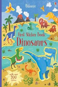 First Sticker Book Dinosaurs