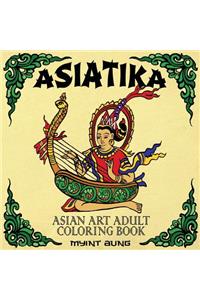 Asiatika Asian Art Adult Coloring Book