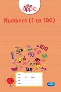 Navneet Apple Numbers 1 To 100 SR.K.G. |English| Pre School Book |