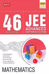 MTG 46 Years JEE Advanced Previous Years Solved Question Papers (1978-2023) with Chapterwise Solutions Mathematics Book | JEE Advanced PYQ For 2024 Exam DV SREERAMA MURTHY