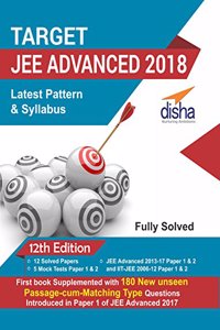 Target JEE Advanced 2018 (Solved Papers 2006 - 2017 + 5 Mock Tests Papers 1 & 2)