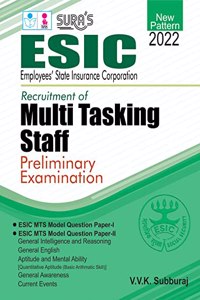 ESIC MTS (Multi Tasking Staff) Preliminary Exam Book in English Medium - Latest Edition 2022