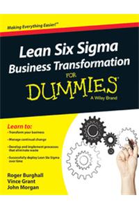 Lean Six Sigma Business Transformation For Dummies