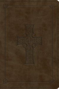 Large Print Value Thinline Bible-ESV-Cross Design