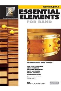 Essential Elements for Band - Percussion/Keyboard Percussion Book 1 with Eei (Book/Online Audio)