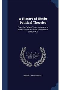 History of Hindu Political Theories