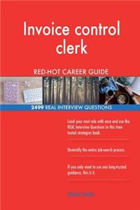 Invoice control clerk RED-HOT Career Guide; 2499 REAL Interview Questions