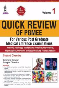 QUICK REVIEW OF PGMEE VOL.1 FOR VARIOUS P.G.MED.ENT.EXA.