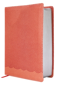 Nirv, Giant Print Compact Bible, Leathersoft, Peach, Comfort Print