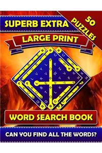 Superb Extra Large Print Word Search Books