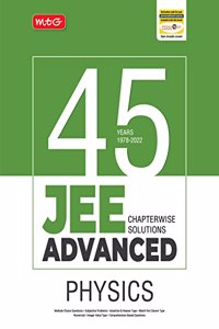 MTG 45 Years JEE Advanced Previous Years Solved Papers with Chapterwise Solutions-Physics (1978-2022), JEE Advanced PYQ for 2023 Exam