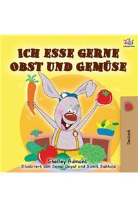 Ich esse gerne Obst und Gemüse