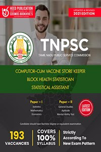 TNPSC (Tamil Nadu Public Service Commission) - Computer-Cum Vaccine Store Keeper, Block Health Statistician & Statistical Assistant