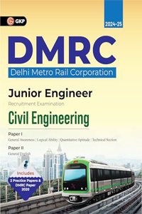 GKP DMRC 2024 : Junior Engineer - Civil Engineering - Guide (Includes Solved Paper of 2020 exam)