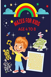 Mazes for Kids Age 4-8: Brain quest mazes for preschoolers | Visual tracking workbook | Activity book for children ages 4-6, 6-8 - Puzzles, Games & Problem-Solving