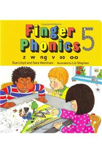 Finger Phonics book 5: Z, W, Nb, V, Oo/Board Book