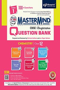 Master Mind CBSE Question Bank - Chemistry Class 12 |Term 1 |For Session 2021-2022 (Objective Format as per the Latest Examination Pattern) for CBSE Board