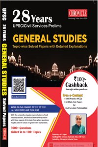 28 Years Solve Paper UPSC/Civil Services Prelims General Studies 2022