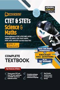 Examcart CTET & STETs Paper-2 (Class 6 to 8) Science and Maths Textbook for 2024 Exam in English