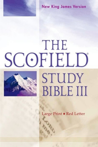 Scofield Study Bible III-NKJV-Large Print: New King James Version, Burgundy, Bonded Leather