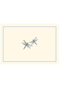 Note Card Blue Dragonflies