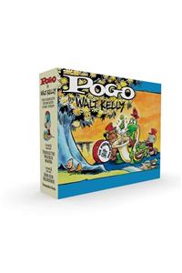 Pogo the Complete Syndicated Comic Strips Box Set: Volume 1 & 2: Through the Wild Blue Wonder and Bona Fide Balderdash