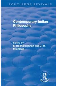 Revival: Contemporary Indian Philosophy (1936)