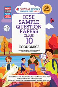 Oswaal ICSE Sample Question Papers Class 10 Economics Book (For March 2020 Exam)