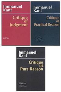 Three Critiques, 3-volume Set