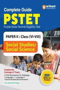 Arihant PSTET Punjab State Teacher Eligibility Test Paper 2 for Class (6-8) Social Studies/ Social Science Guide