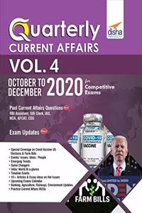 Quarterly Current Affairs Vol. 4 - October To December 2020 For Competitive Exams