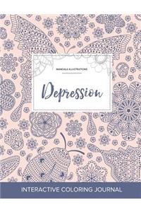 Adult Coloring Journal: Depression (Mandala Illustrations, Ladybug)