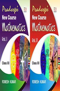 Pradeep's New Course Mathematics For Class 12 (Set Of 2 Vol.) Examination 2021-2022