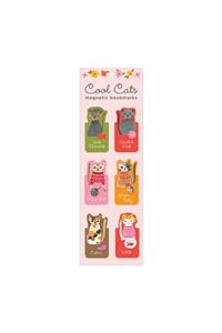 Cool Cats Magnetic Bookmarks