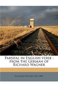 Parsifal in English Verse