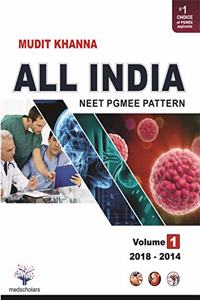 All India NEET Pgmee pattern Volume-1 ( 2018-2014 )