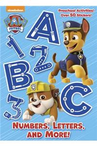 Numbers, Letters, and More! (Paw Patrol)