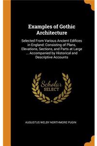 Examples of Gothic Architecture: Selected from Various Ancient Edifices in England: Consisting of Plans, Elevations, Sections, and Parts at Large ... Accompanied by Historical and Descriptive Accounts