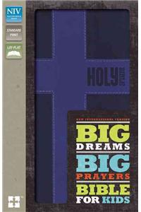 Big Dreams, Big Prayers Bible for Kids-NIV: New International Version, Blue, Italian Duo-Tone