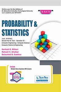 Probability and Statistics For BATU Sem 4 Computer Second Year Dr. Babasaheb Ambedkar Technical University