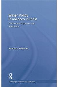 Water Policy Processes in India