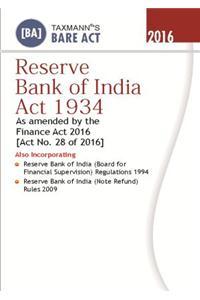 Reserve Bank Of India Act 1934