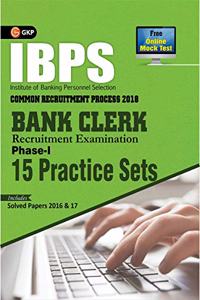 IBPS Bank Clerk Phase I 2018 - 15 Practice Papers