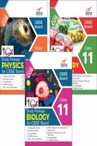 Combo 10 in One Study Package for CBSE Physics, Chemistry & Biology Class 11 with 9 Sample Papers